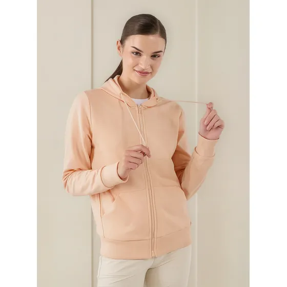 Buzo Hoodie Para Mujer Haily Durazno Totto