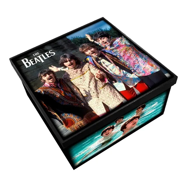 The Beatles Caixa Organizadora Madeira Mdf Decoupage