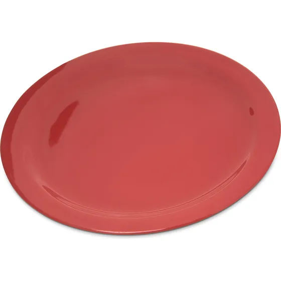 Plato Melamina Diametro Alto Rojo Caja