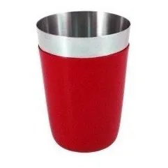 Rojo Vinylworks 16 Oz Coctelera Estaño