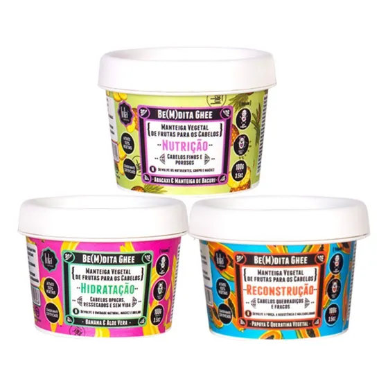 Kit Lola Cosmetics Be(m)dita Ghee 3 Produtos 100g