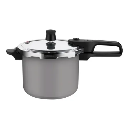 Panela De Pressão Rochedo Segura 4,5l Cinza Cinza