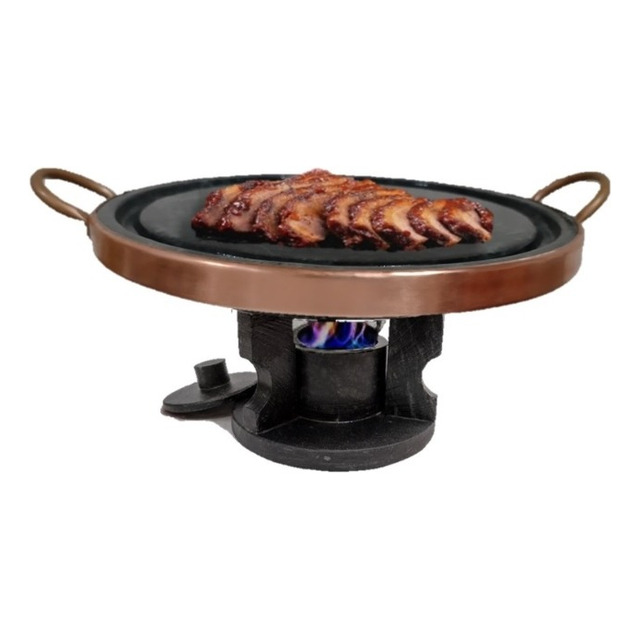 Fondue Carne Porção Pedra Chapa Grelha Rechaud Fondue Carne Porção Pedra Chapa Grelha Rechaud