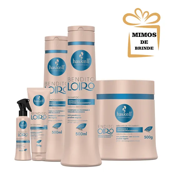 Bendito Loiro Haskell 500ml Completo + Mimos
