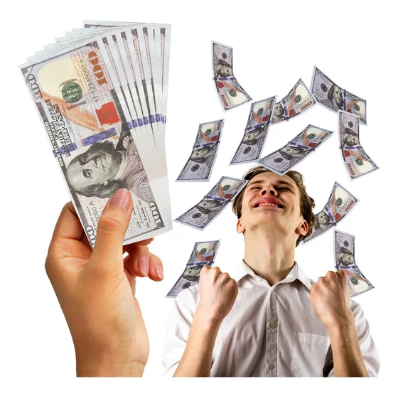 100 Billetes Juguete Dinero Didácticos Dólar Papel Utilería