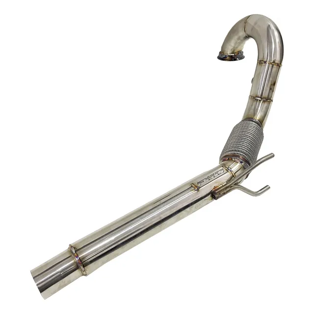 Downpipe Fbo Inox Vw Jetta Gli 3 X 2,5 Polegadas