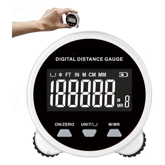 200m Cinta Métrica Enrollable Digital Multiusos Flexometro