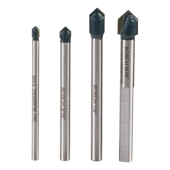 Juego De Brocas Con Punta De Flecha Marca Bosch. 4 Piezas