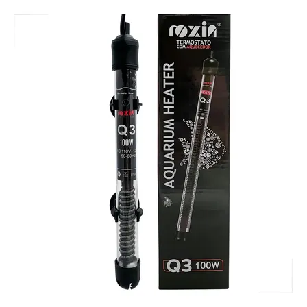 Termostato Aquário Aquecedor 70 a 100 Litros 100W Roxin