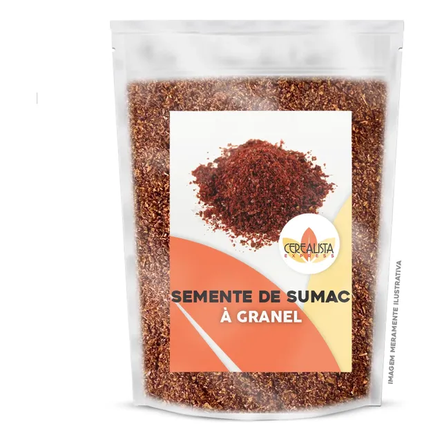 Tempero Semente De Sumac/sumagre/sumak 100g Mega Oferta