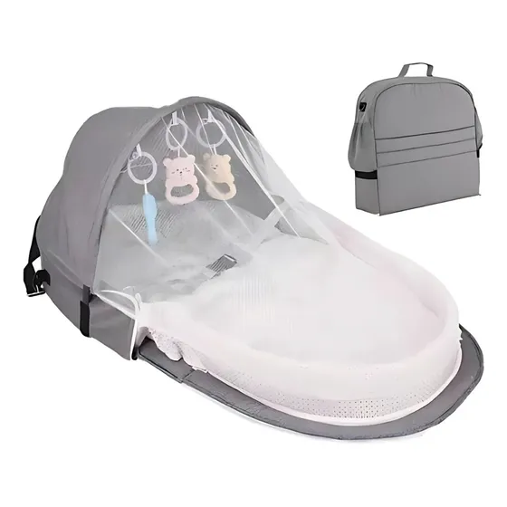 Mosquitero Cuna Bebe Moises Plegable Maleta Viajes Portatil