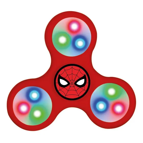 Fidget Spinner - Marvel Com Luzes Led (homem Aranha)