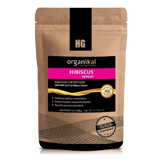 Organikal- Hibiscus En Polvo X50g