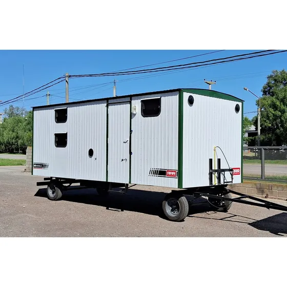 Casilla Rural 5 O 6mt, 4 Camas, Agua Caliente. Línea Simple