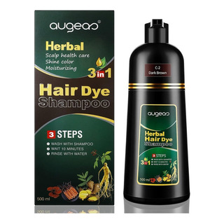 Champú De Marrón Oscuro Instantáneo Para Teñir El Cabello De Champú De Marrón Oscuro Instantáneo Para Teñir El Cabello De