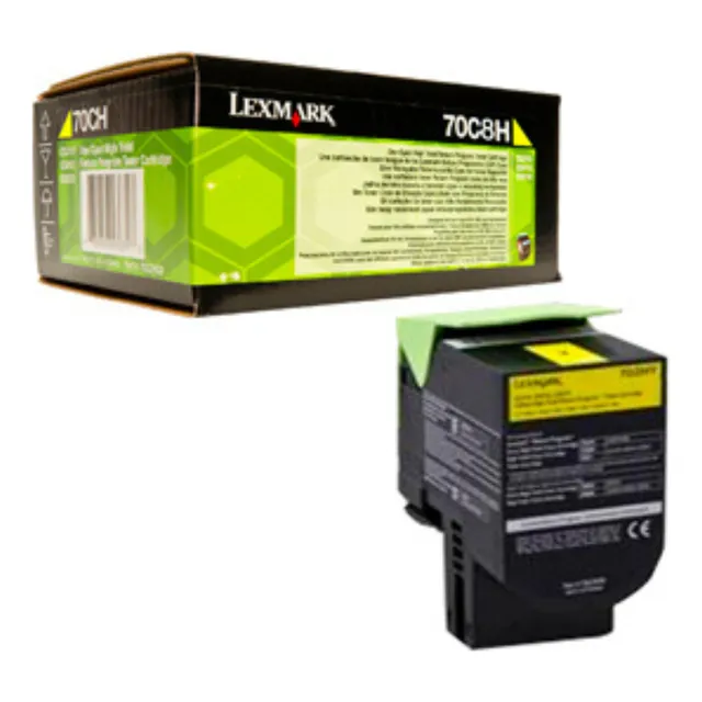 Lexmark Toner 70c8hy0 Yellow Cs310/410/421/510 3.000 Copias