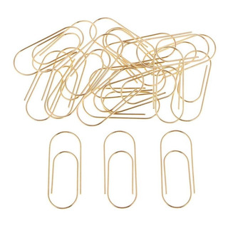 Clips De Papel Recubiertos Gigantes Marcador De Libro Oro Clips De Papel Recubiertos Gigantes Marcador De Libro Oro