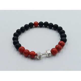 Pulsera Unisex Dije Pesa Piedras Naturales Protección B782 Pulsera Unisex Dije Pesa Piedras Naturales Protección B782