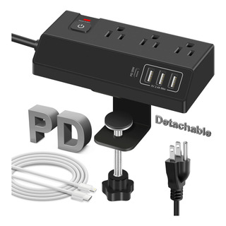 Regleta Protectora Contra Sobretensiones De Escritorio, 20 W Regleta Protectora Contra Sobretensiones De Escritorio, 20 W