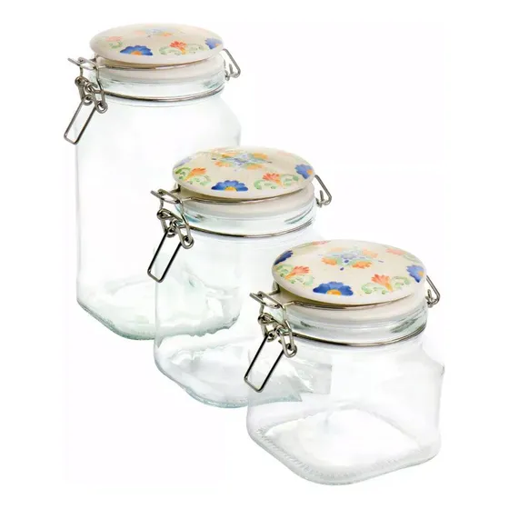 Juego De  Frascos Para Almacenar Flores