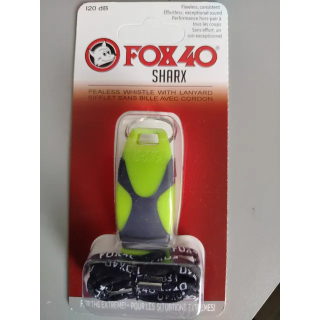 Silbato Fox 40 Sharx 120 Decibeles Arbitro Profesional Pito