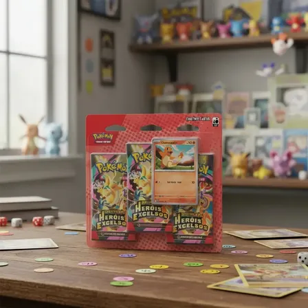 Kit 2 Booster Pokemon Mega Evolução Heróis Português Cartinhas