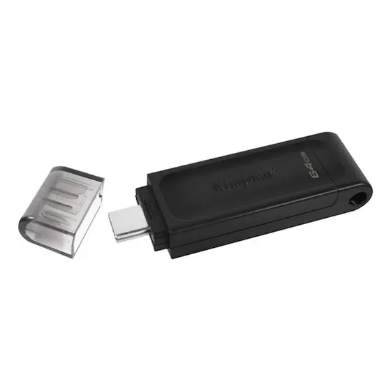 Pendrive Kingston DataTraveler 70 DT70 64GB 3.2 Gen 1 negro