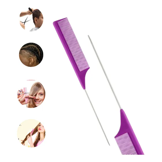 Pente Cabo De Ferro Profissional Divisor Cabelo Laces Wigs
