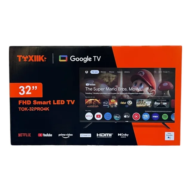 Televisor Smart Led Tv Toxiik 32 Pulgadas.