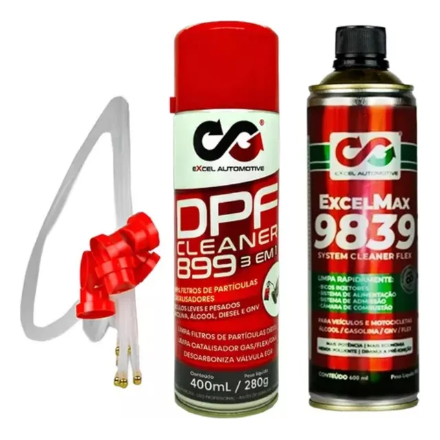 Kit Limpa Bico Catalisador Dpf 3 Em 1 + Max Cleaner Flex 899