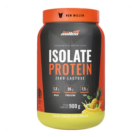 Isolate Protein Proteína Isolada 900g New Milen Zero Lactose Organic Labz 4.8