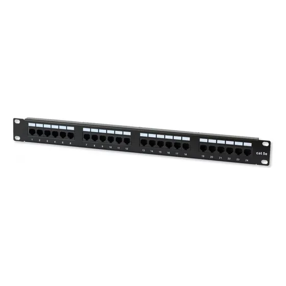 Patch Panel Rackeable 24 Puertos Cat5e Categoria 5e Rj-45