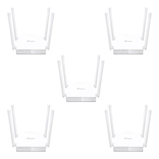 Kit De 5 Router Repetidor Tp-link Archer C24 Doble Banda