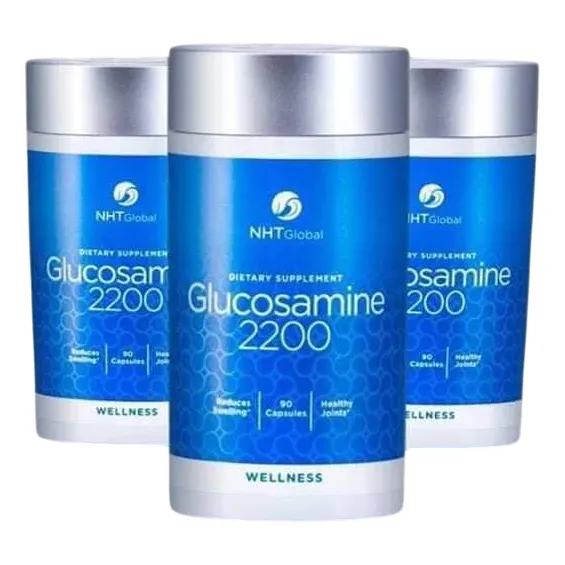 Glucosamina 2200 Nht Global Cartilago De Tiburon 90 Capsulas