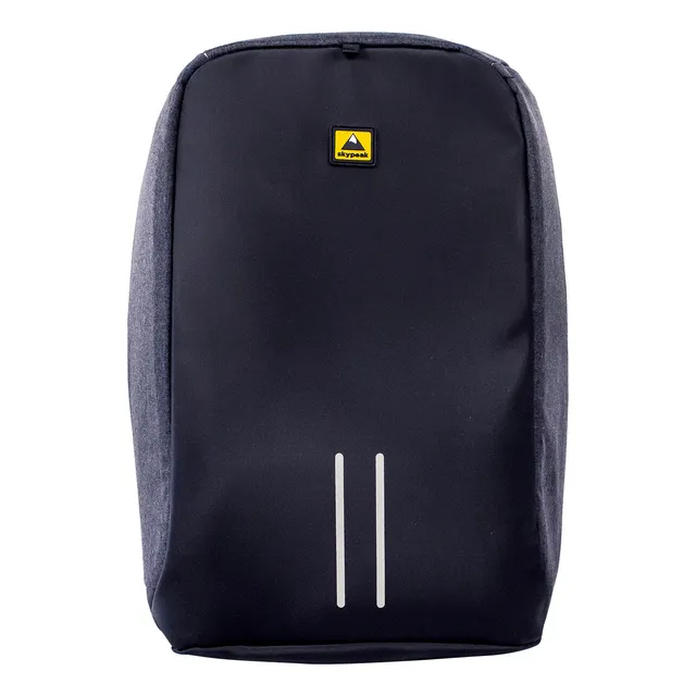 Mochila Antirrobo Skypeak Negra Para Laptop 15 Funda Lluvia Color Negro Diseño de la tela Poliéster