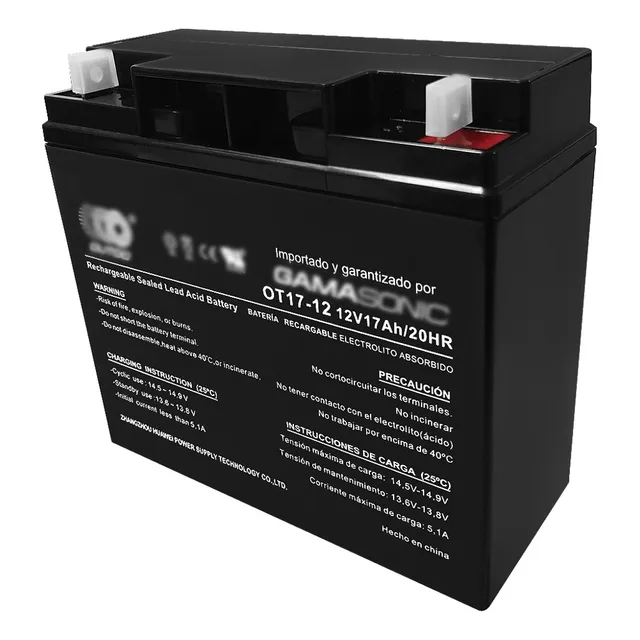 Batería12v 17ah Agm Recargable Grupos Electrógen Arranque-6c