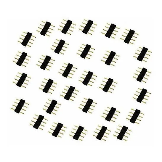 Puerto Led Rgb 1 2 3 4 Pin Conector Tira Cable Flexible Ds