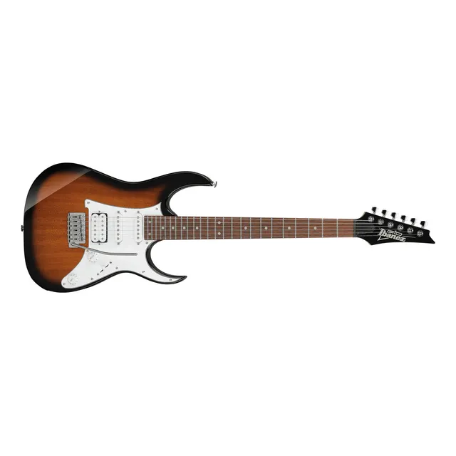Guitarra Electrica Ibanez Grg140 Color Sunburst Material Del Diapasón Jatoba Orientación De La Mano Diestro