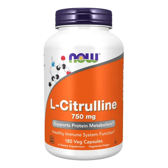 Supplement Now L-citrulina 750 Mg, Apoya La Proteína En 180