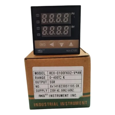 Controlador De Temperatura Pirometro Rex-c100 V*an Ssr