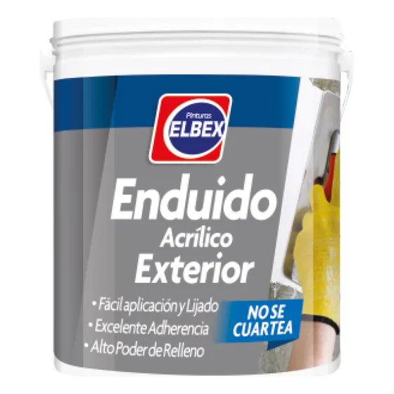 Enduido Acrílico Exterior 25kg Elbex - Sas