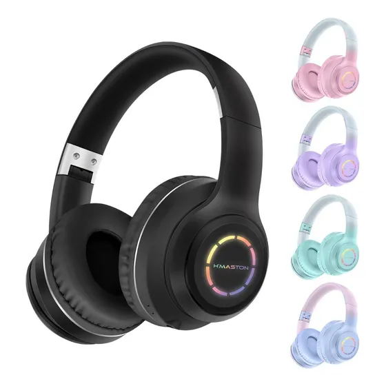 Fone De Ouvido Bluetooth Headset Com Microfone E Led Sn01