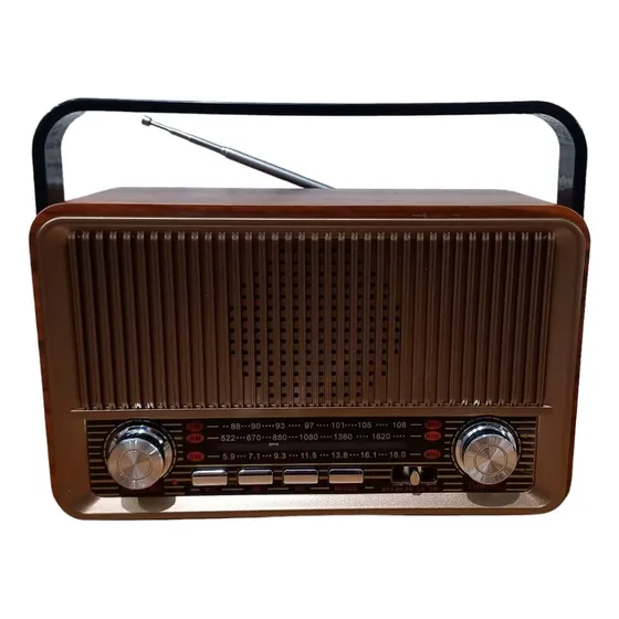 Bocina Retro Con Radio Am/fm Con Bluetooth Link Bits, Rd-216