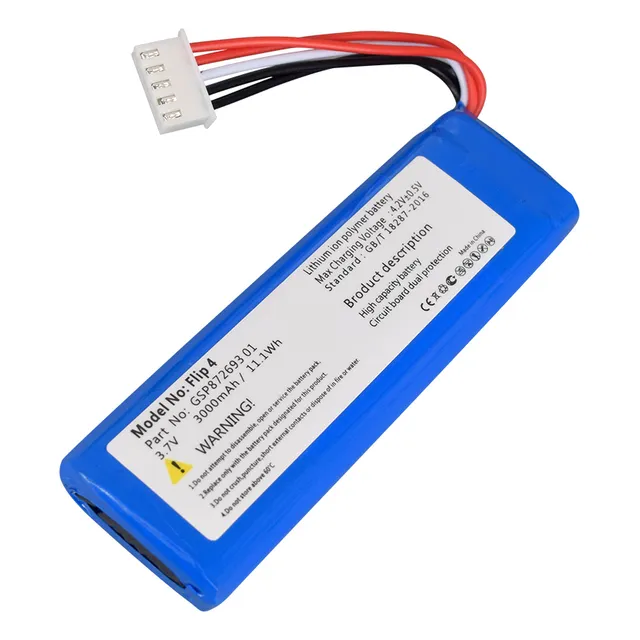 Batería Para Bocina Jbl Flip 4 Accesorios De Gsp872693 01