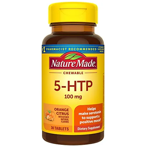 Suplemento De 5 Htp Masticable Nature Made, 100 Mg, Que Apoy