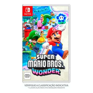 Jogo Super Marios Bros Wonder MĂdia FĂsica Nintendo Switch Jogo Super Marios Bros Wonder MĂdia FĂsica Nintendo Switch