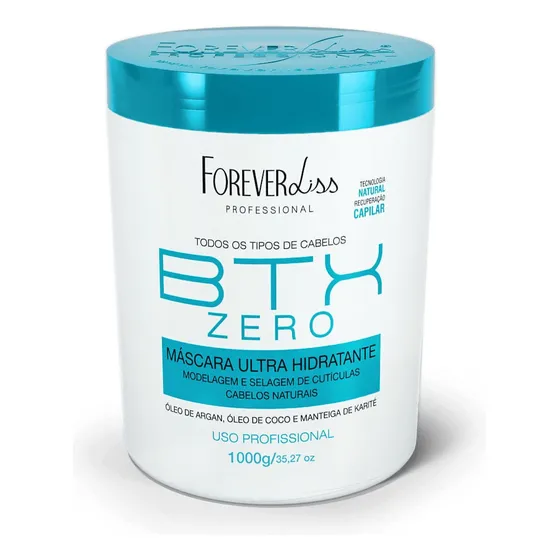 Btox Zero Forever Liss Sem Formol Cabelo Crespo Hidrata 1kg