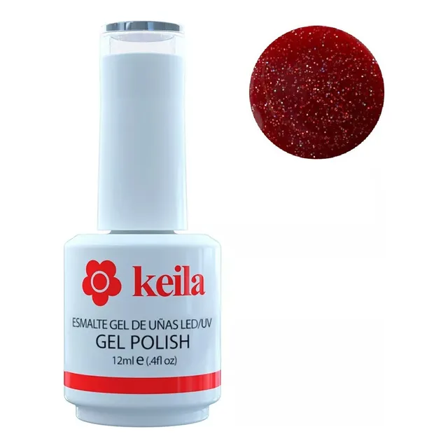 Esmalte Gel Polish De Uñas Led Uv Keila Cherry Supernova