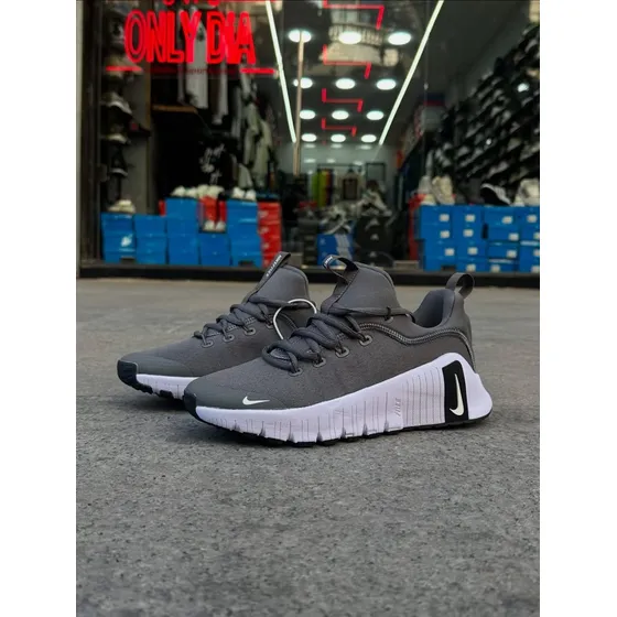 Zapatos Nike Free Metcon 4 Unisex Tallas 36-45 Gris/blanco