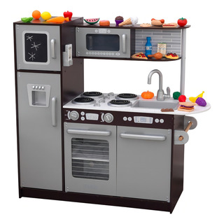 Cocina Juguete Kidkraft Madera Uptown Espresso Con Accesorio Cocina Juguete Kidkraft Madera Uptown Espresso Con Accesorio
